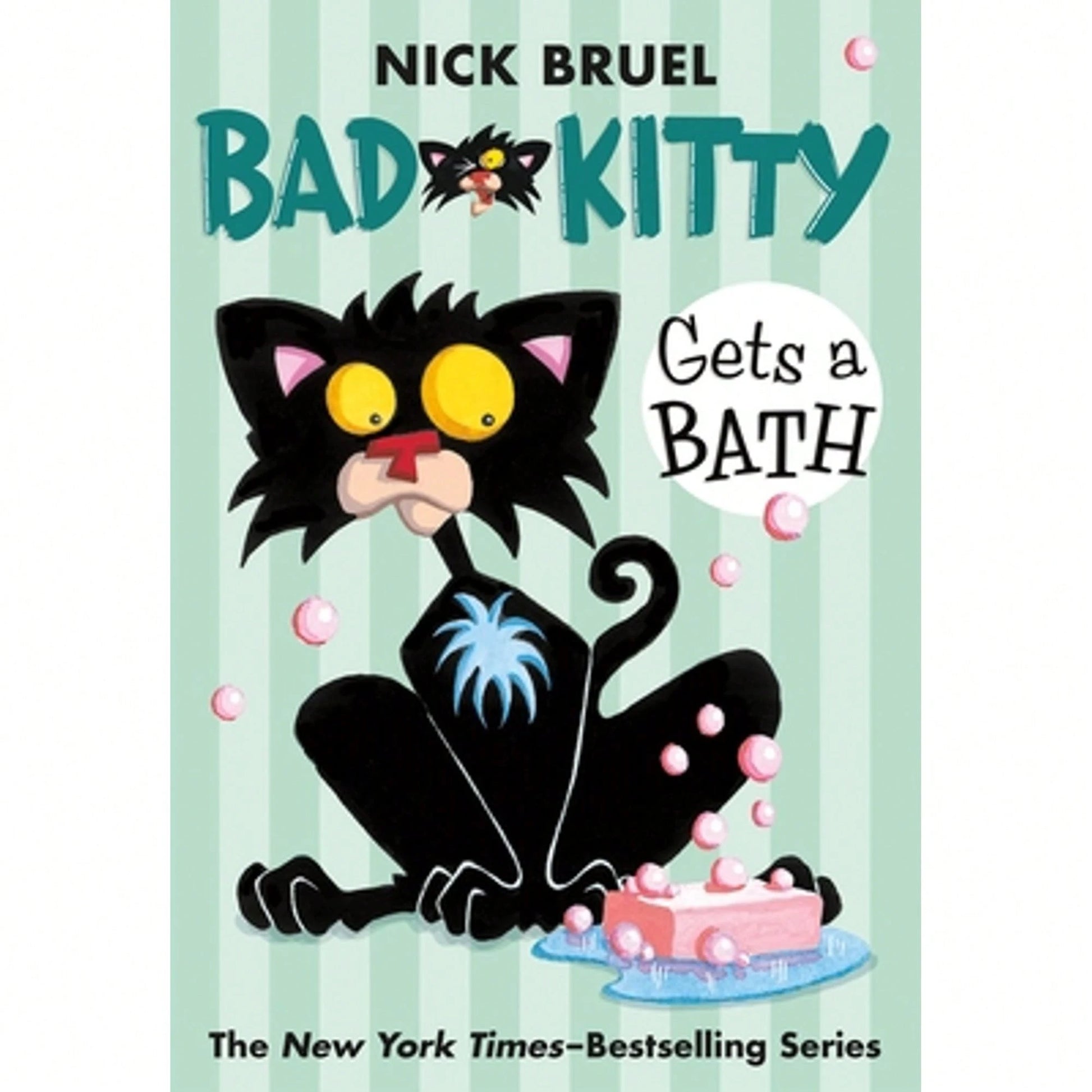 Pre-Owned Bad Kitty Gets A Bath (Paperback Black-And-White Edition) (Paperback) By Nick Bruel