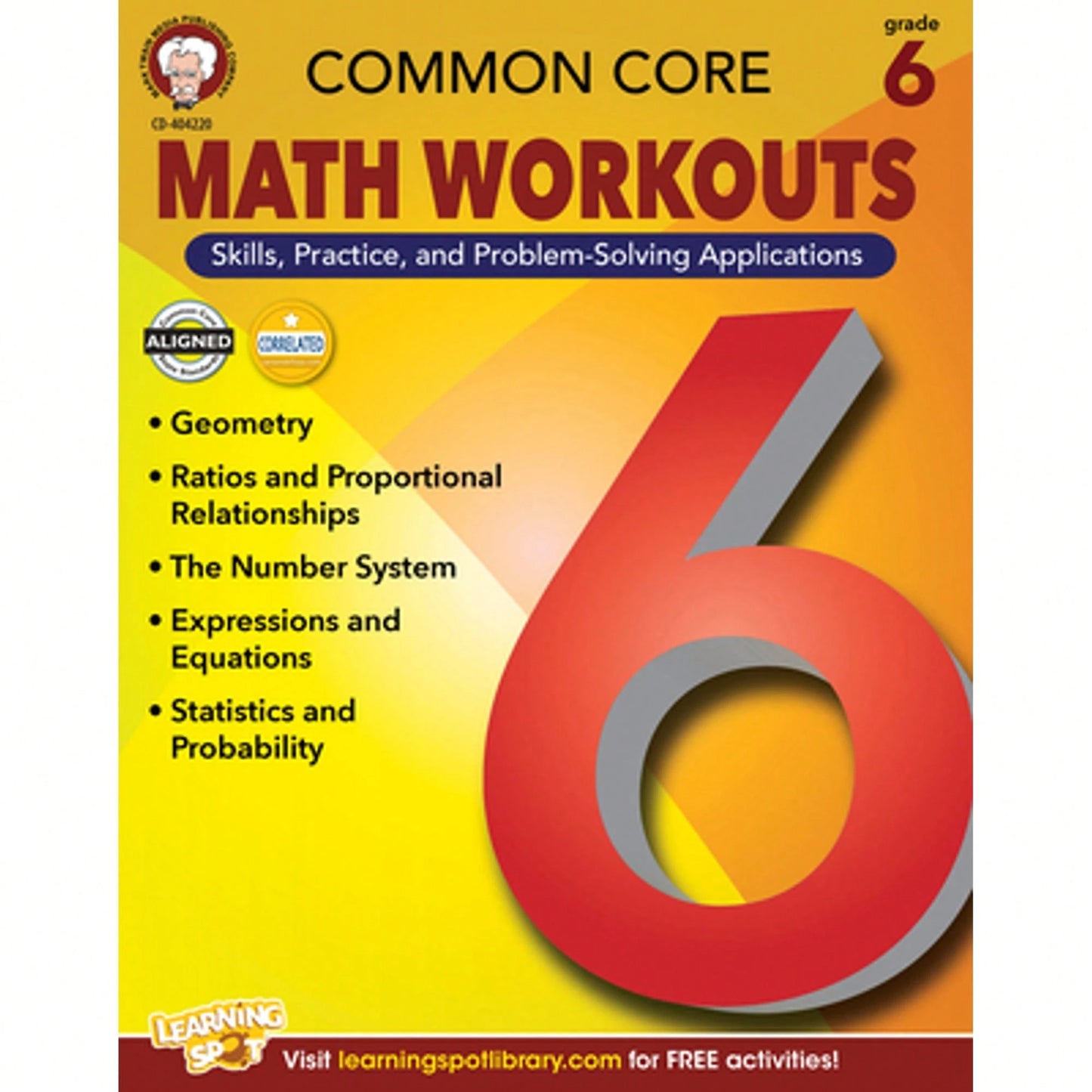Pre-Owned Common Core Math Workouts, Grade 6 (Paperback) By Karise Mace, Keegen Gennuso