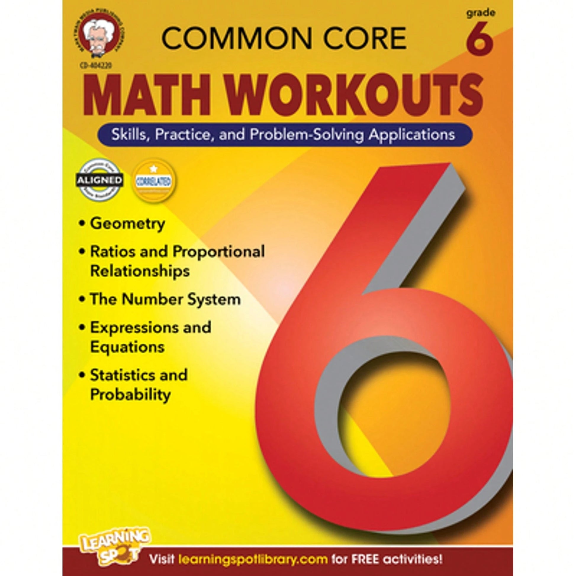 Pre-Owned Common Core Math Workouts, Grade 6 (Paperback) By Karise Mace, Keegen Gennuso