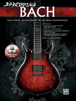 Pre-Owned Shredding Bach: Heavy Metal Guitar Meets 10 J. S. Bach Masterpieces, Book & Online Video (Paperback) By German Schauss