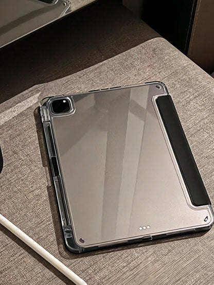 Premium Transparent Back Protective Case| Ultra-Thin Acrylic Material Protective Cover, Suitable For IPad 10th/A16/Pro 11 2025/Air 13 2024, Scratch-Resistant And Wear-Resistant, Essential For Office