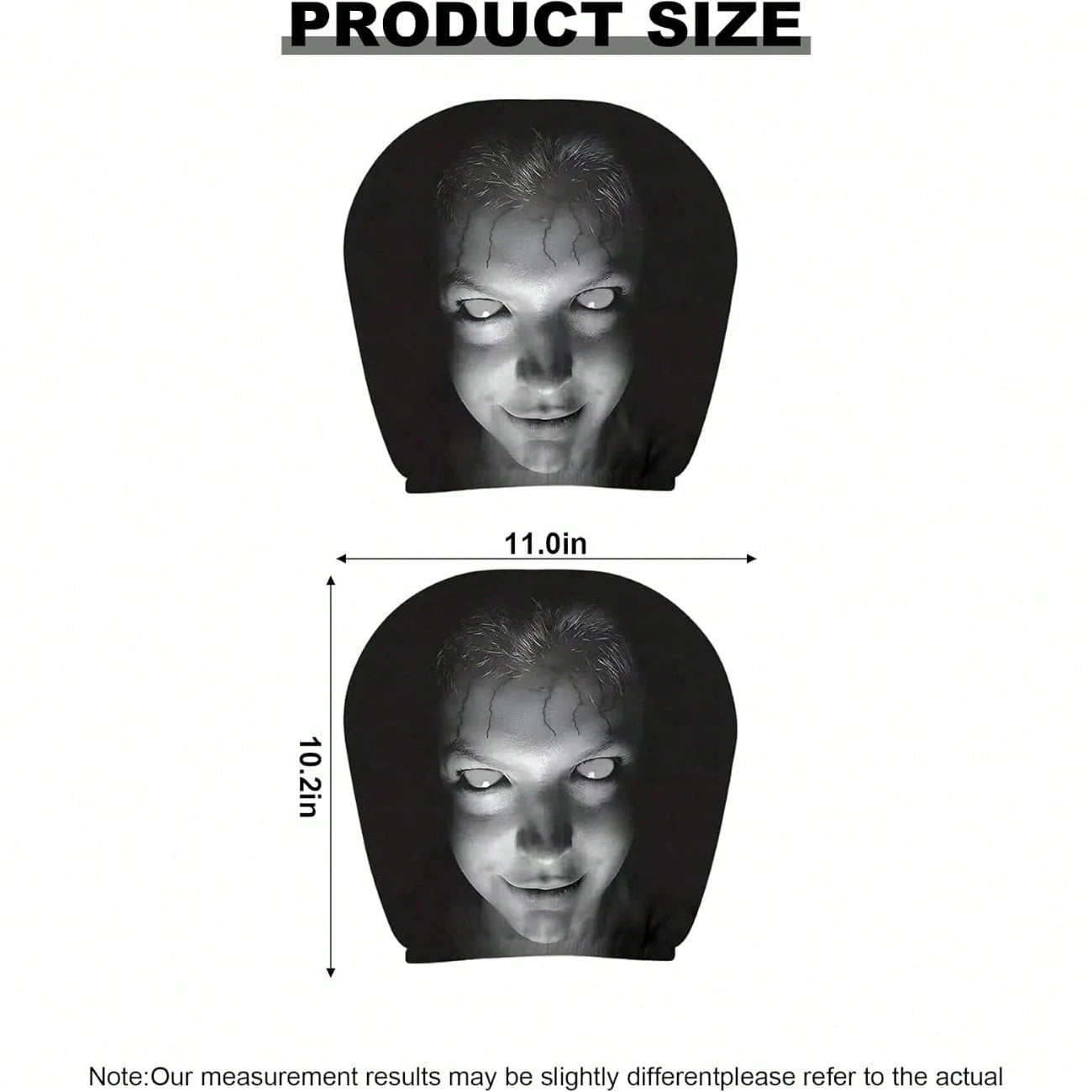 Printed Headrest Cover, Protector For Everyday Car Use & Interior Decoration