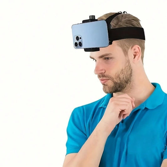 ProCam Head-Mounted Camera Stand- Adjustable First-Person Viewing Angle, Fixed Shooting, Live Video Recording, Hands-Free, Wide Compatibility, Portable Design, ABS Material, Wide Viewing Angle| Slee