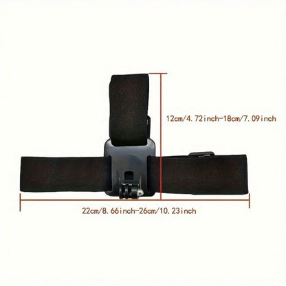 ProCam Head-Mounted Camera Stand- Adjustable First-Person Viewing Angle, Fixed Shooting, Live Video Recording, Hands-Free, Wide Compatibility, Portable Design, ABS Material, Wide Viewing Angle| Slee