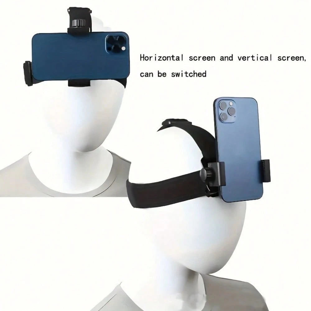 ProCam Head-Mounted Camera Stand- Adjustable First-Person Viewing Angle, Fixed Shooting, Live Video Recording, Hands-Free, Wide Compatibility, Portable Design, ABS Material, Wide Viewing Angle| Slee
