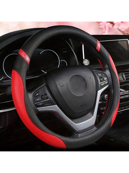 Purple, Pink, Red Simple Fashion Casual Daily Steering Wheel Cover, Car Accessories, For Women
