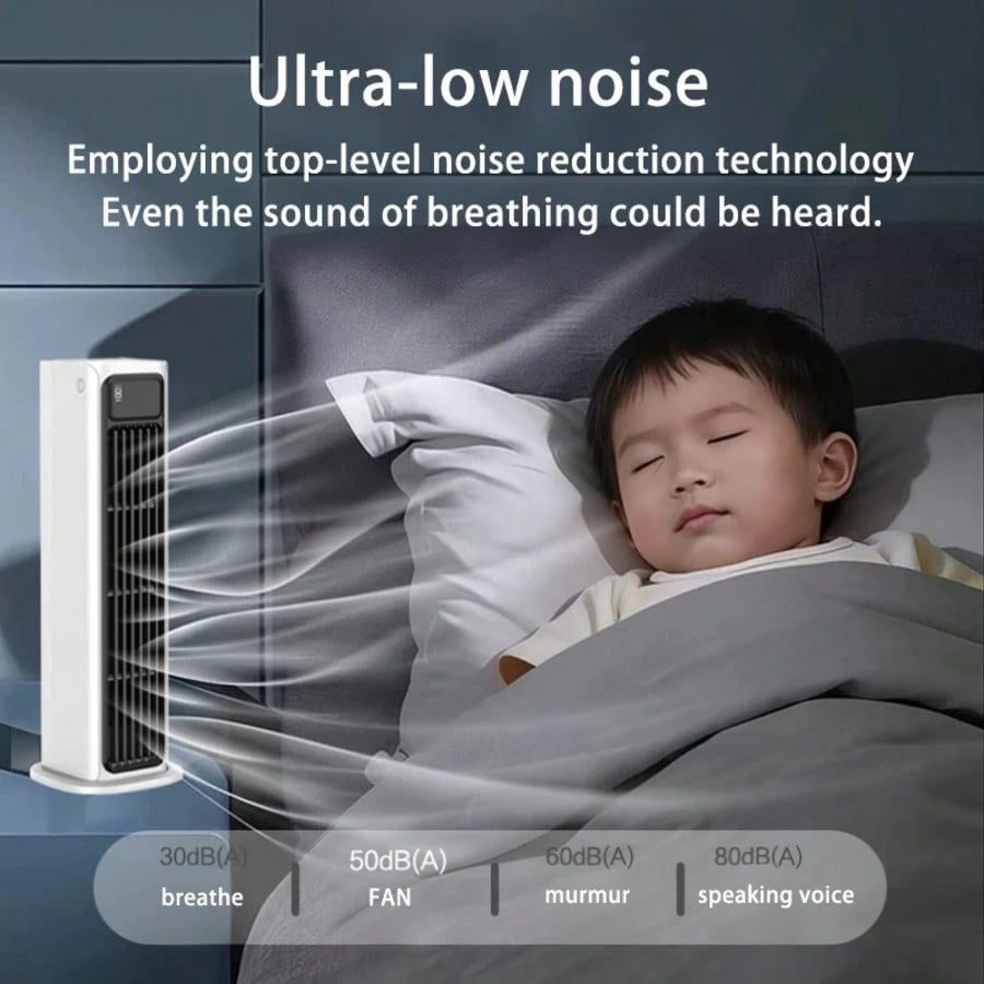 Qixin Car Fan Desk Fan Tower Fan Cooling Fan, Portable Oscillating Fan With 100-Speed Options,3600mAh Rechargeable Battery,Dual Air Circulation, 110° Oscillation, Table Fan For Bedroom Dorm Room Offic