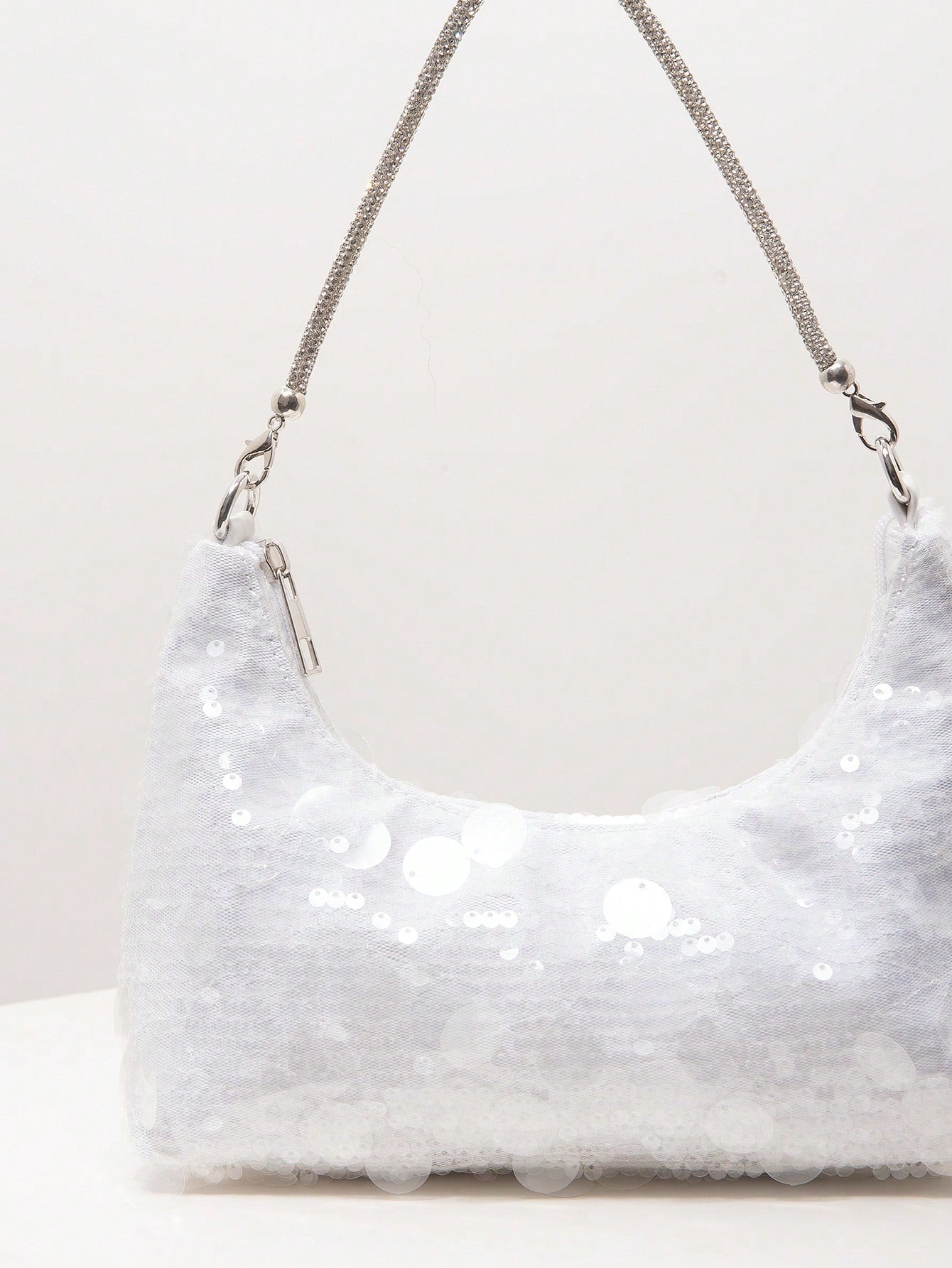 (Random Pattern) Sequin Shoulder Bag, Elegant Women's Handbag, Evening Party Outfit, Ball Bag And Accessories, Wedding Supplies, Women's Gift