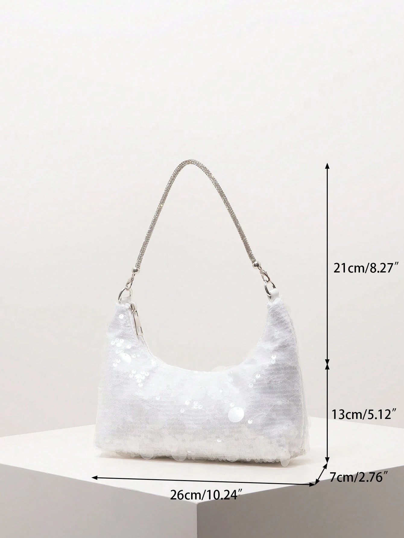 (Random Pattern) Sequin Shoulder Bag, Elegant Women's Handbag, Evening Party Outfit, Ball Bag And Accessories, Wedding Supplies, Women's Gift