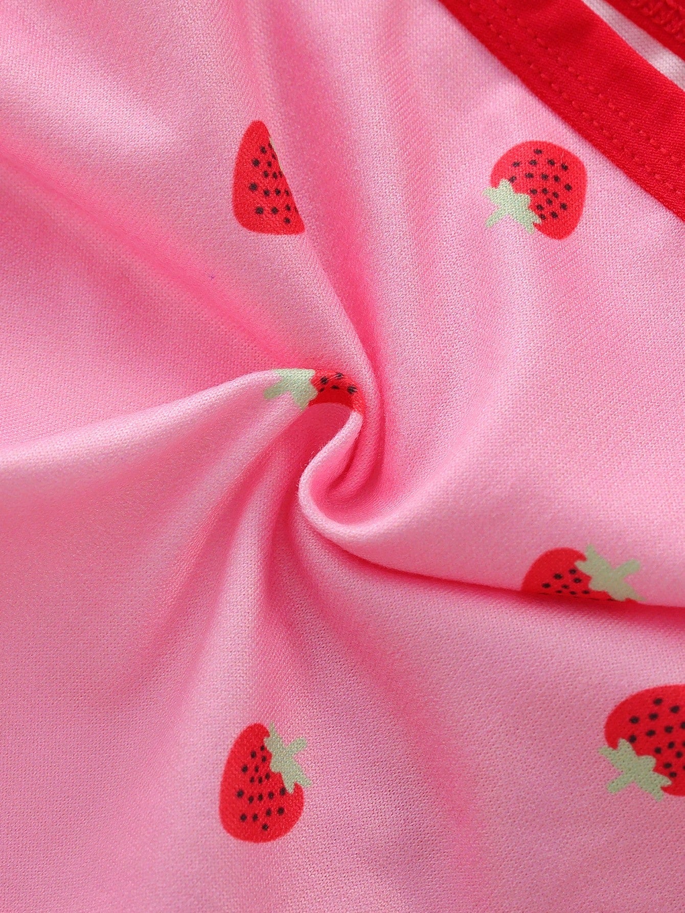 Randomly Ships 5 Of 9 Pcs Cute Girls Young Girl Cute Fruit Print Series Sweet Minimalist Basic Soft Comfortable Colorful Triangle Panties Underwear