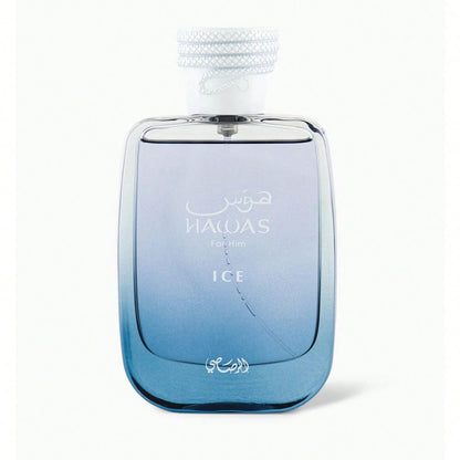 RASASI Hawas Ice For Men Eau De Parfum 100ml Premium Arabian Fragrance Fresh Citrus Fragrance, Long-Lasting Exquisite Gift, Suitable For Daily Wear And Special Occasions