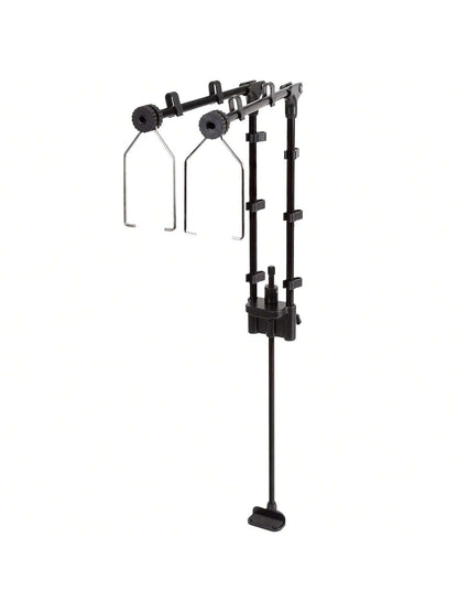 REPTI ZOO Reptile Dual Lamp Stand Lamp Hanger Holder Adjustable Metal Lamp Support For Reptile Glass Terrarium Heating Light