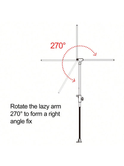 REPTI ZOO Reptile Dual Lamp Stand Lamp Hanger Holder Adjustable Metal Lamp Support For Reptile Glass Terrarium Heating Light