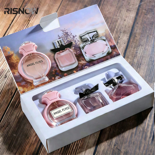 RISNOW 3-Piece Perfume Set, Eau De Parfum For Women, Fragrance Spray Set, Perfume Gift, Femme Perfume Spray, Women's Long-Lasting Perfume, Day Or Night Fragrance, Casual Perfume, 30 Ml*3
