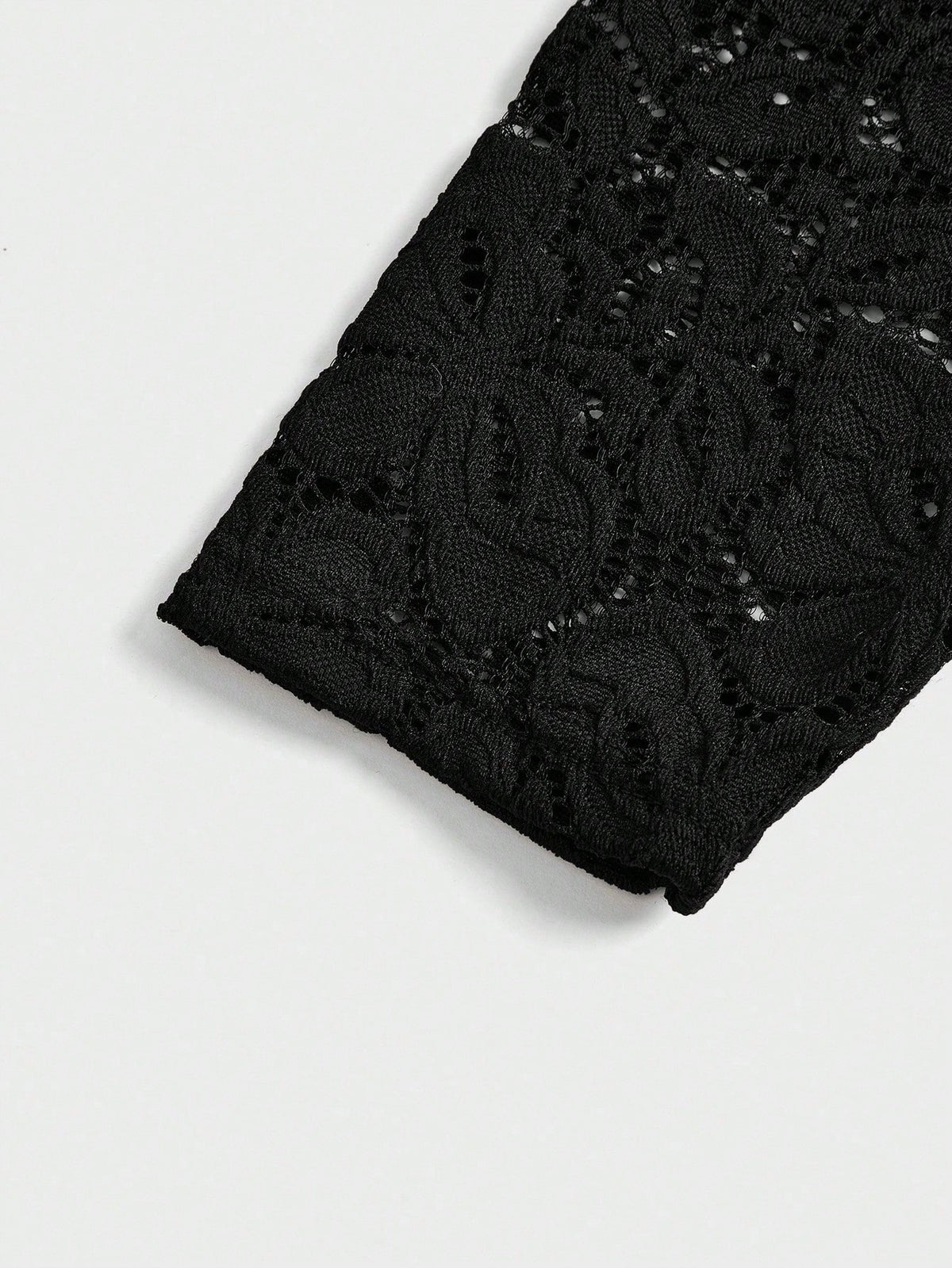 Rometta Plus Open Front Crop Lace Jacket Fall Winter Cloth For Women Autumn