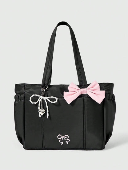 ROMWE Kawaii Women Tote Bags, Pink
