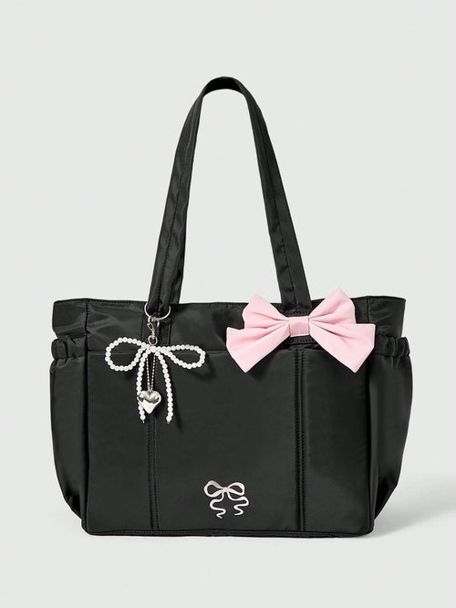ROMWE Kawaii Women Tote Bags, Pink