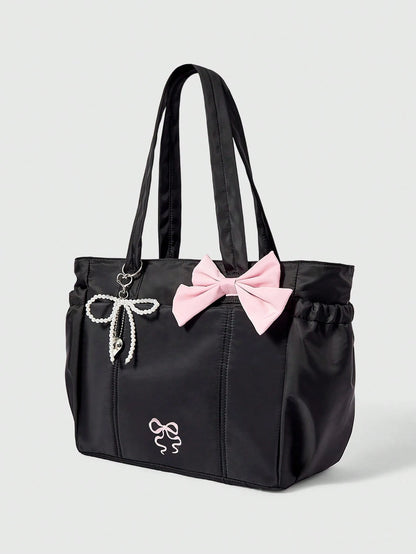 ROMWE Kawaii Women Tote Bags, Pink