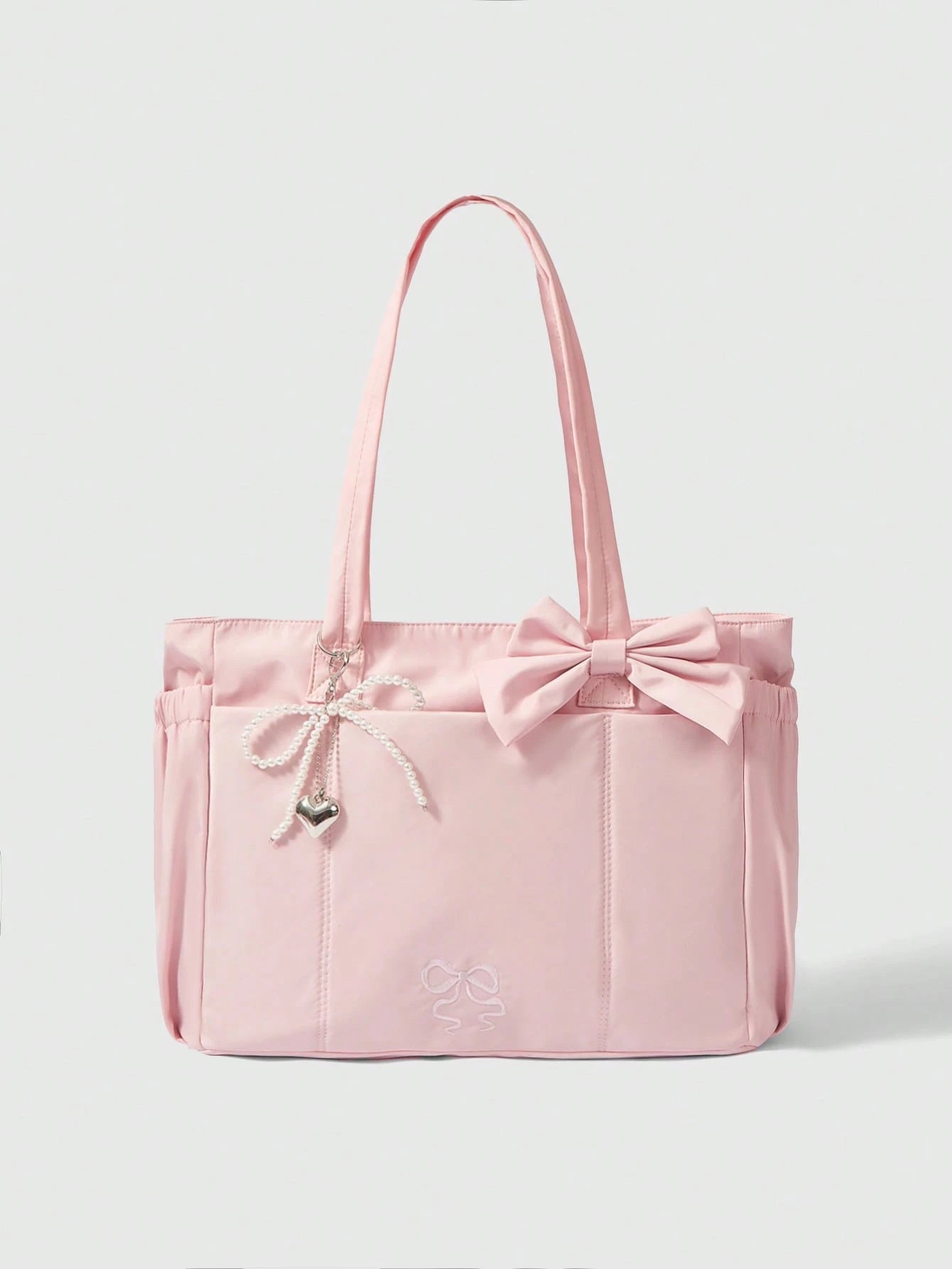 ROMWE Kawaii Women Tote Bags, Pink