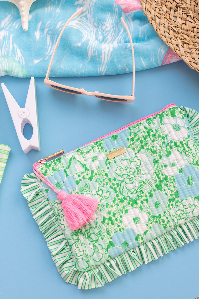 Ruffle Pouch Mint Condition Burst of Joy