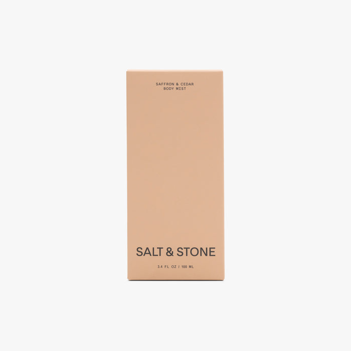 SALT & STONE Body Mist / Saffron & Cedar