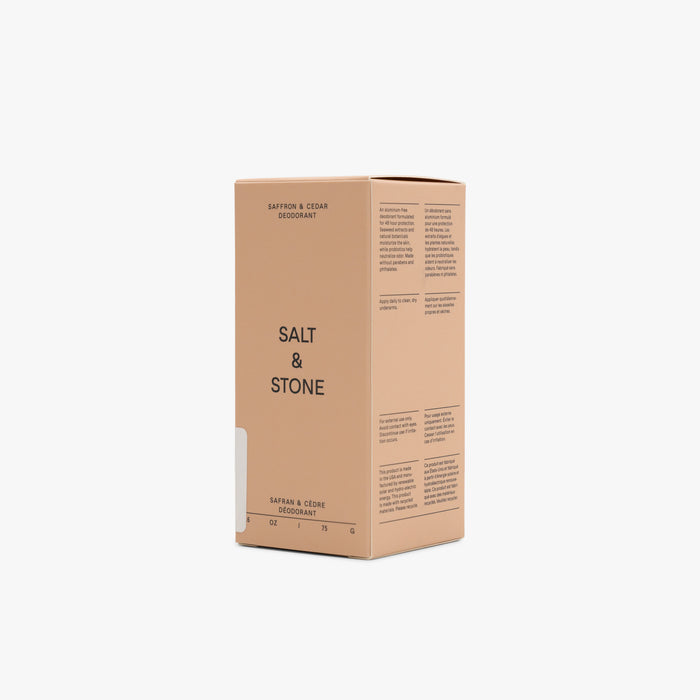 SALT & STONE Deodorant / Saffron & Cedar
