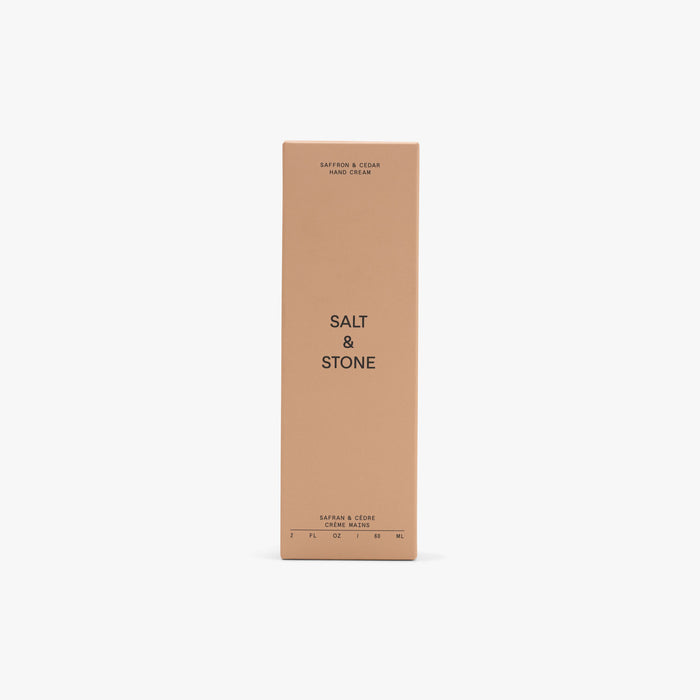 SALT & STONE Hand Cream / Saffron & Cedar