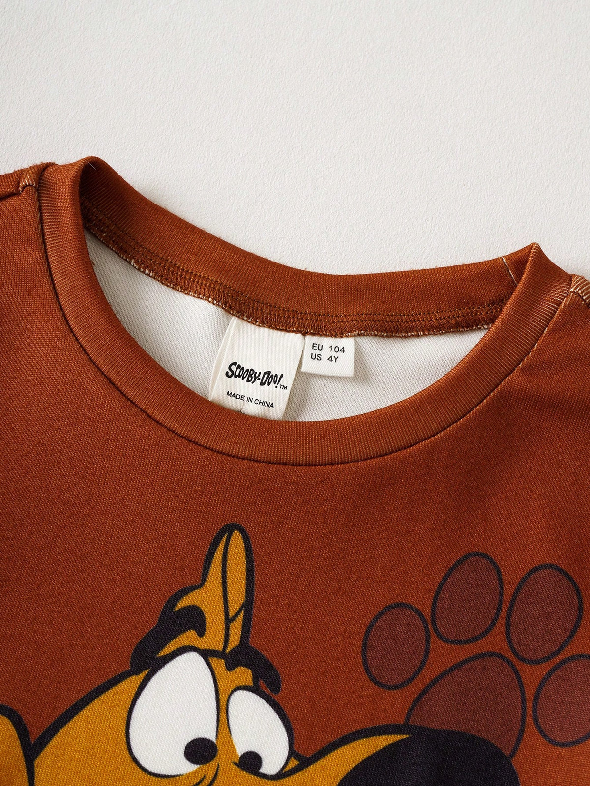 SCOOBY-DOO X Young Boys Crew Neck Short Sleeve Cute Print Snug Fit Loungewear- DOO