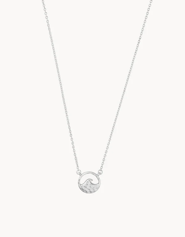 Sea La Vie Necklace Sea Birthday/Wave Silver