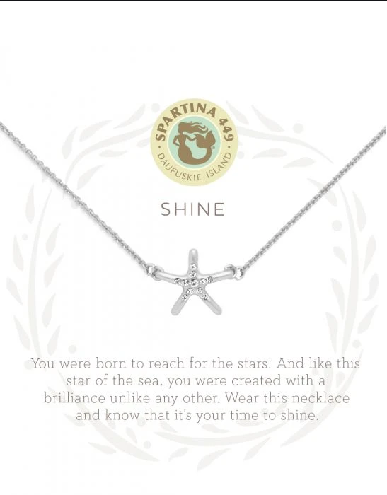 Sea La Vie Necklace Shine/Starfish Silver