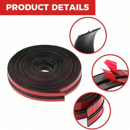 Self-Adhesive Automotive Weatherstrip Designed Specifically For Windshields; The T-Shaped Weatherstrip Prevents Rainwater From Seeping In And Provides Sound Insulation.
