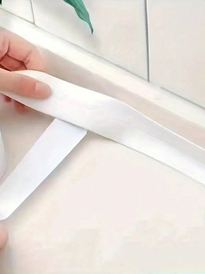 Self-Adhesive Bathroom Sealing Tape- Heavy Duty Waterproof Sealant For Bathtub, Shower, Sink, Toilet, Floor And Wall Edges- Easy DIY Waterproof Solution, Toilet Sealing| Smooth Surface| Waterproof