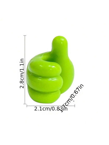 Self-Adhesive Thumb Hooks: Creative & Multifunctional Wall Hooks For Home, Office, Bedroom- Perfect Gift For Birthdays, Easter, Boys & Girlfriends!