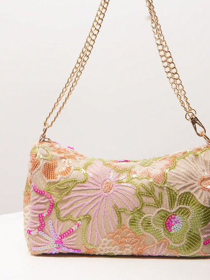 Sequin Shoulder Bag, Bridal Party, Glittering Sequin Handbag, Prom Bag, Prom Accessories, Elegant Women's Bag, Wedding Items