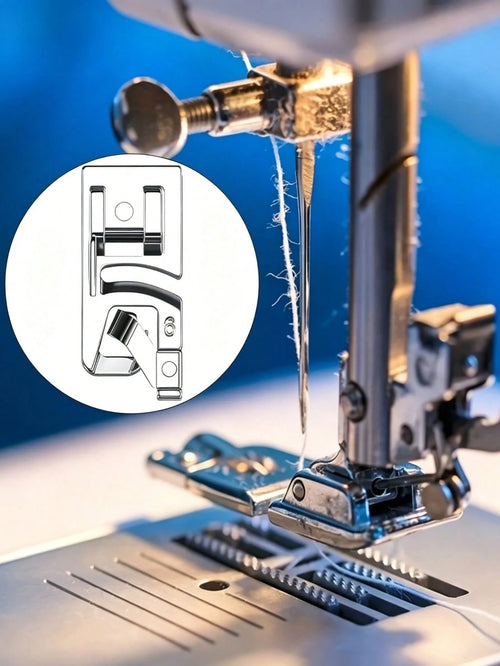 Sewing Machine Presser Foot, Home Sewing Presser Foot, Easily Sew Perfect Rolled Hems, Suitable As Sewing Gift For Women, Suitable For Beginners