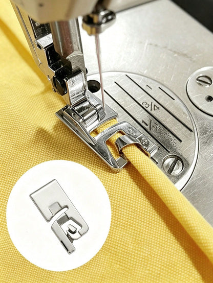 Sewing Machine Presser Foot, Home Sewing Presser Foot, Easily Sew Perfect Rolled Hems, Suitable As Sewing Gift For Women, Suitable For Beginners