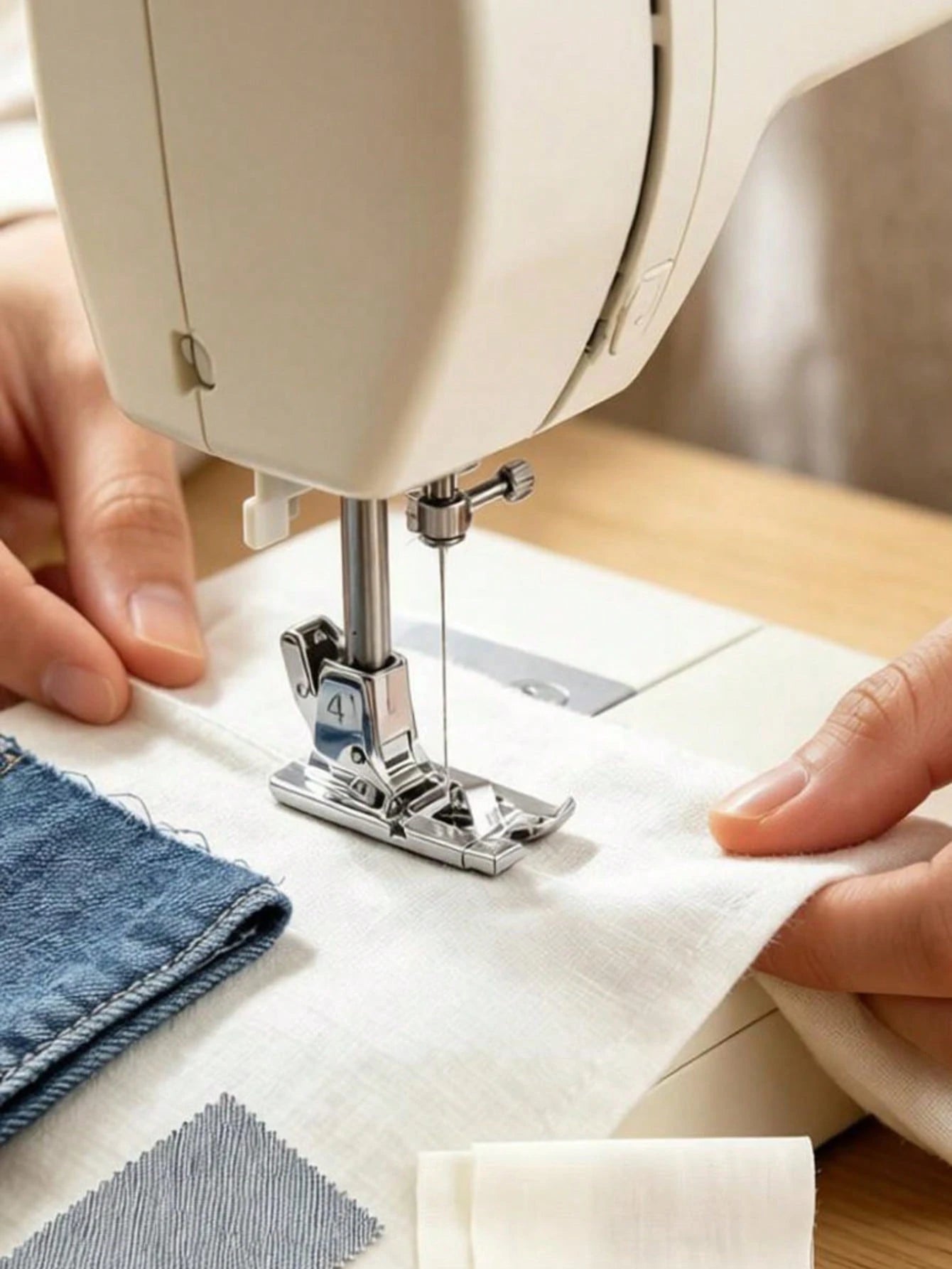 Sewing Machine Presser Foot, Home Sewing Presser Foot, Easily Sew Perfect Rolled Hems, Suitable As Sewing Gift For Women, Suitable For Beginners