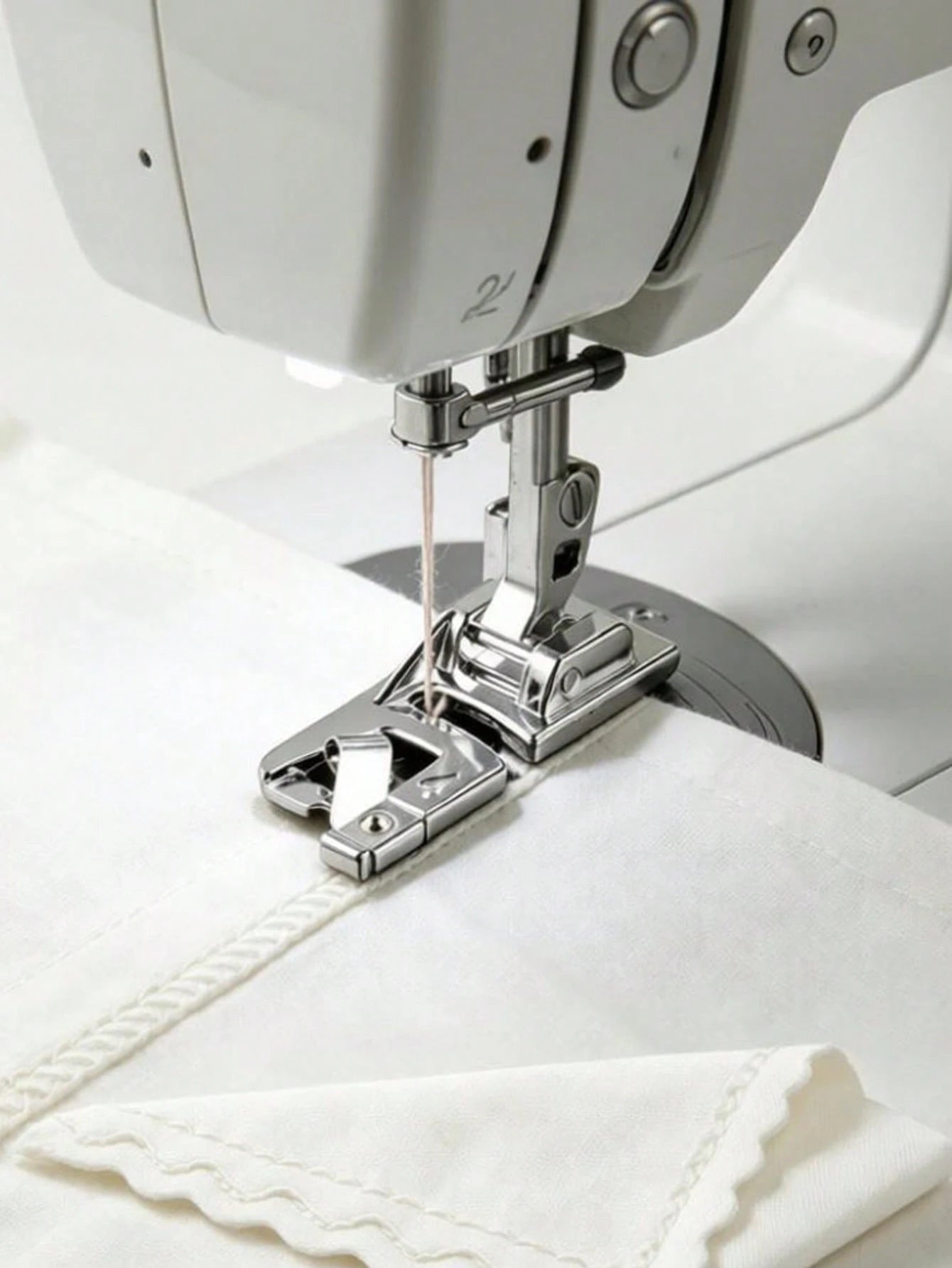 Sewing Machine Presser Foot, Home Sewing Presser Foot, Easily Sew Perfect Rolled Hems, Suitable As Sewing Gift For Women, Suitable For Beginners