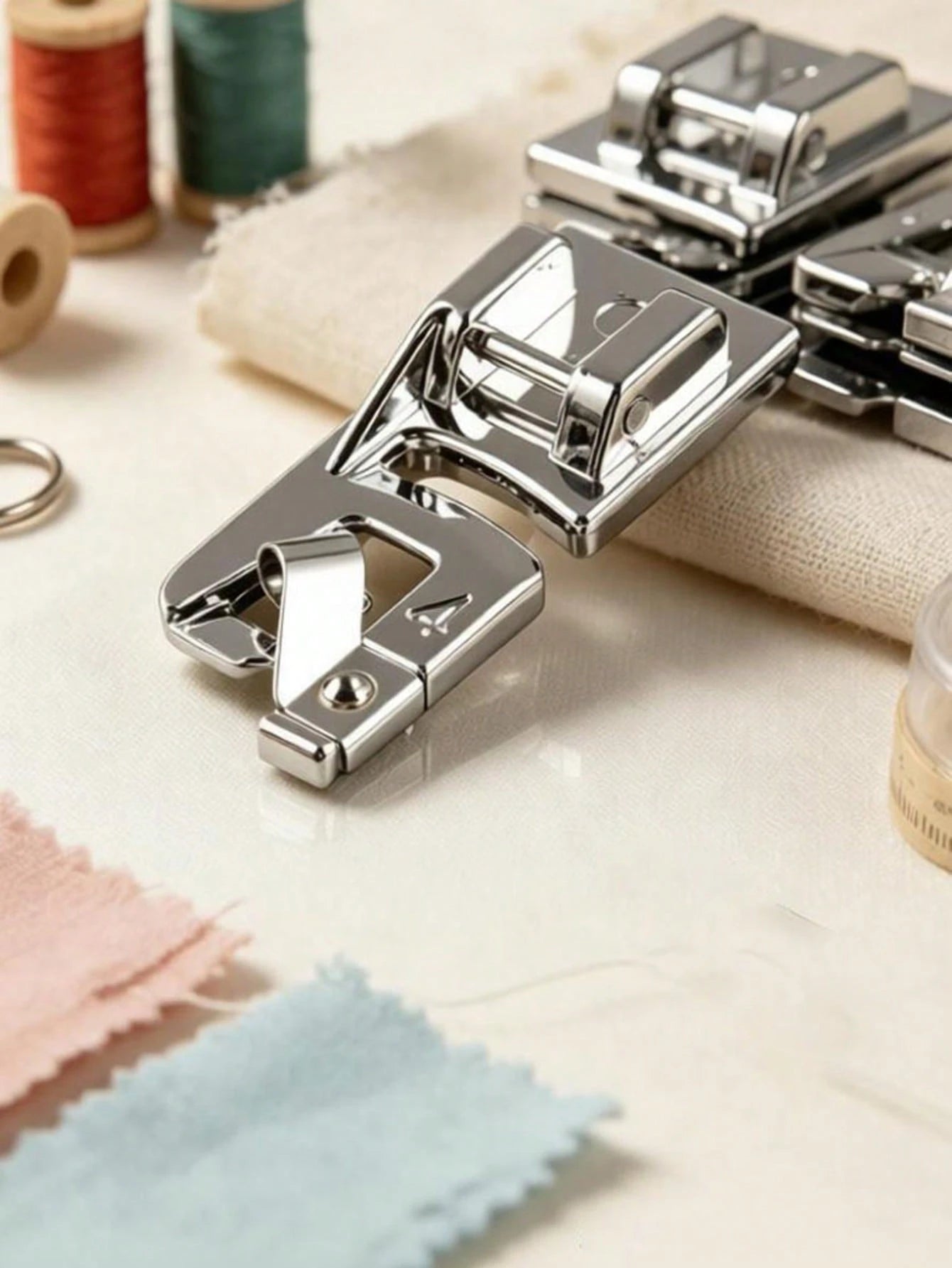 Sewing Machine Presser Foot, Home Sewing Presser Foot, Easily Sew Perfect Rolled Hems, Suitable As Sewing Gift For Women, Suitable For Beginners