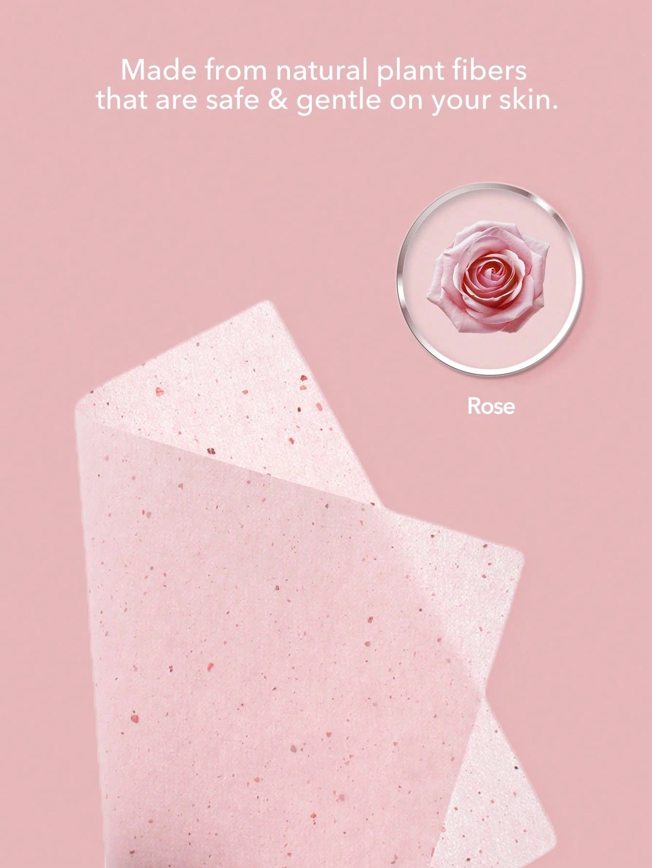 SHEGLAM Mattifying Blot Papers With Puff And Mirror 50Pcs-Rose Brand Beauty Cosmetic Makeup For Women And Girls