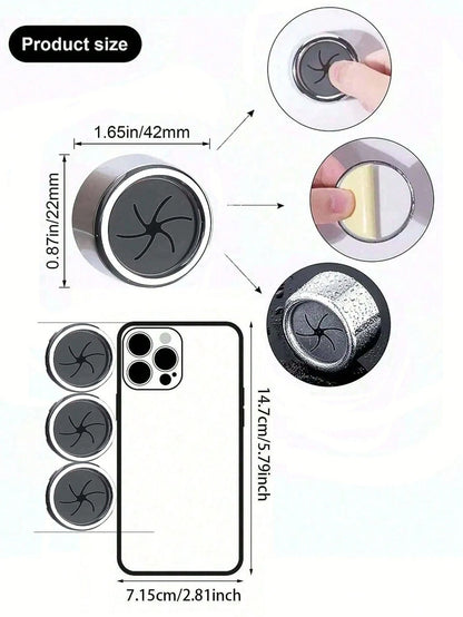 SHEIN 3pcs Kitchen Towel Holder, Self Adhesive Wall Dish Towel Hook, Round Wall Mount Towel Holder For Bathroom, Kitchen And Home, Wall, Cabinet, Garage, No Drilling Required