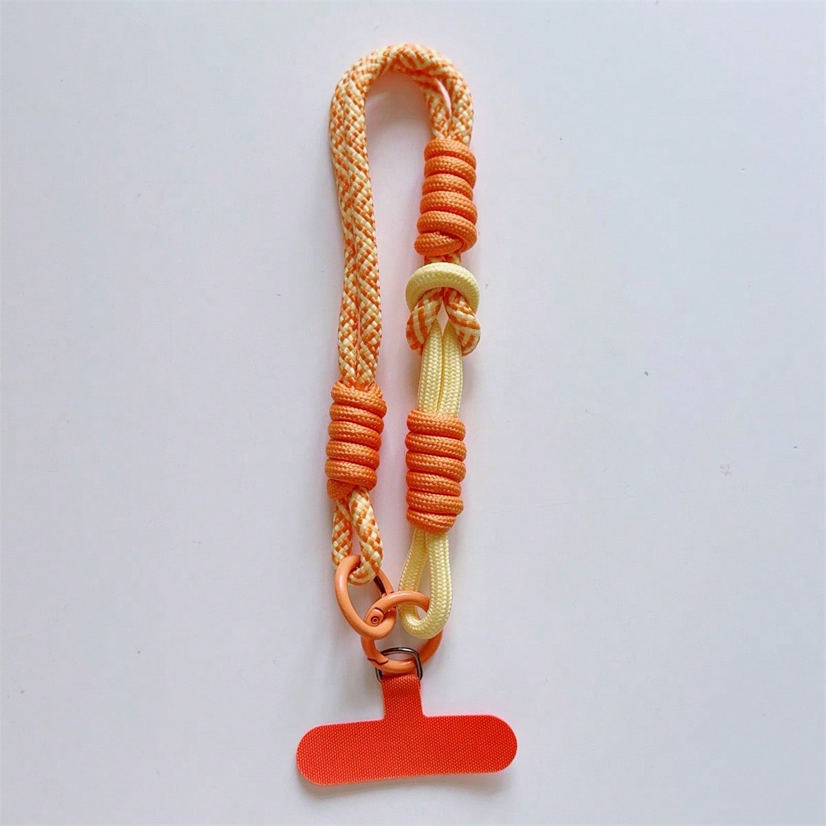 Shockproof Lanyard Gasket New Handmade Woven Short Wrist Strap With Phone Case Connector Universal Phone Case Accessory Anti-Slip Anti-Drop Portable Pendant Spring Gift Birthday Anniversary Wedding Pa