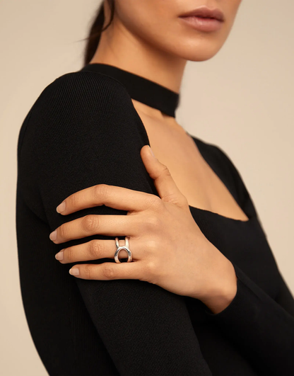 Shortcut Ring Silver