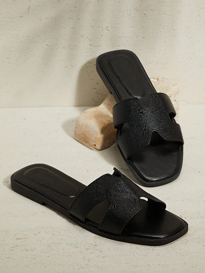 SHUZIA Women Comfy Everyday Summer Vacation Casual Flat Sandals Valentine's Day Summer Shoes