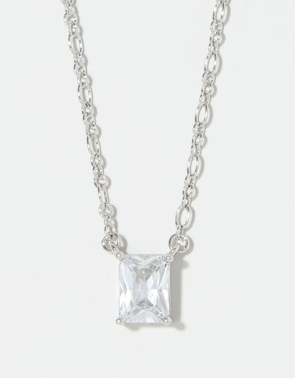 SLV Shine Necklace 18" Amazing/ Emerald Silver