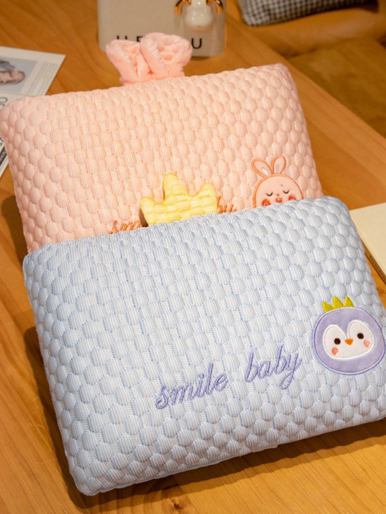 Small Cooling Pillow For Hot Sleepers Adjustable Memory Foam Nap Pillow For Office- Medium To Firm Pillows For Side Sleepers-Washable Cover