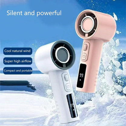 Small Pocket Fan Digital Display Small Cooling Outdoor Table With Large Battery Suitable For Own Use Pocket Size Fan