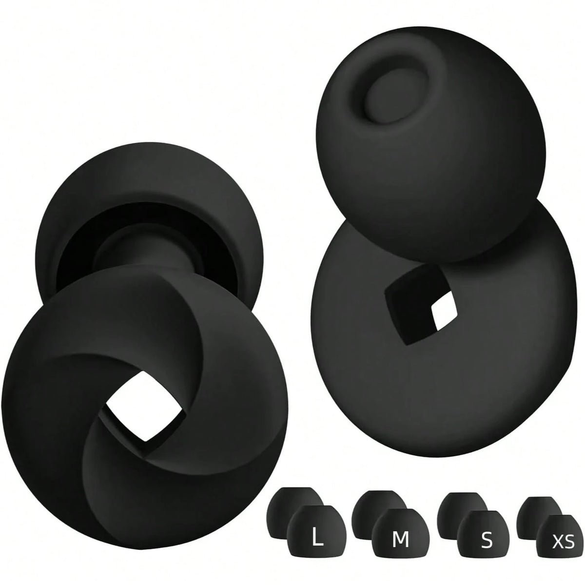 Soft Silicone Earplugs- Super Comfortable, Reusable Noise Cancelling Earplugs For Sleeping, Deep Focus, Travel, Sensitivity| Flexible Hearing Protection| Customizable Fit| 30dB (SNR) Noise Reducti