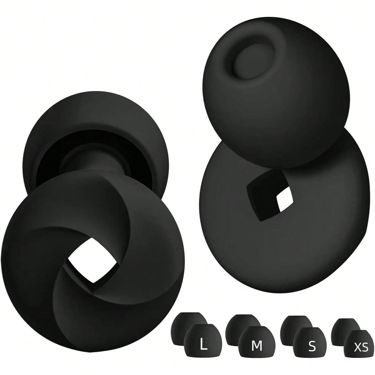Soft Silicone Earplugs- Super Comfortable, Reusable Noise Cancelling Earplugs For Sleeping, Deep Focus, Travel, Sensitivity| Flexible Hearing Protection| Customizable Fit| 30dB (SNR) Noise Reducti