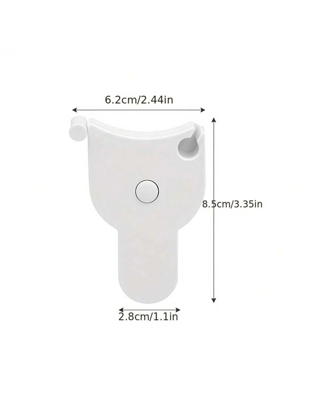 Soft Tape Measure For Body, Waist, Bust And Thigh Measurement- Retractable Fitness Measuring Tape, Plastic Material, Suitable For Home And Gym Use